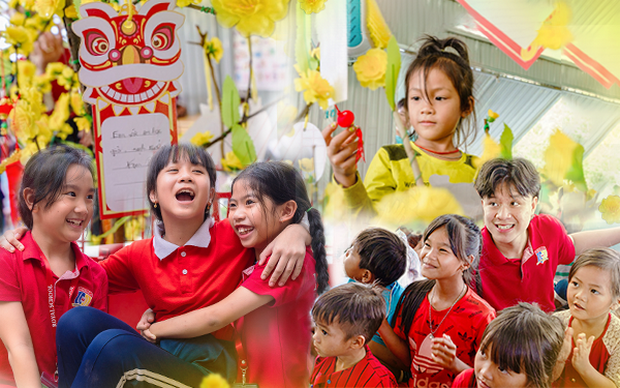 Trường Song ngữ Quốc tế ROYAL SCHOOL - Tin Tức - Vượt đường xa, học sinh Royal  School mang mùa xuân đến lớp học tình thương: 'Cho đi sẽ nhận về nhiều